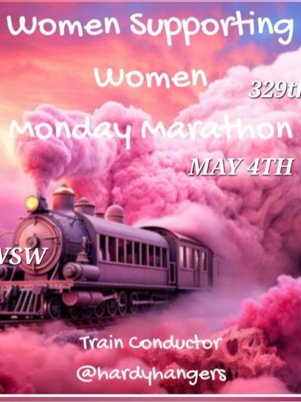 WSW MONDAY MARATHON 329th 🚂🚂🚂🚂🚂